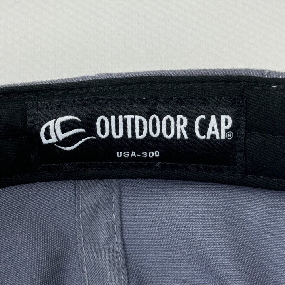 Allegiant Cap Gray American Flag on Bill Outdoor Ball Cap Hook Loop Strap - Picture 8 of 8